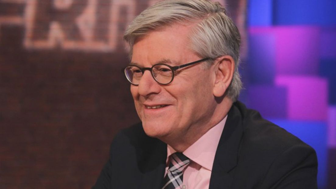 Burgemeester Charlie Aptroot tijdens een uitzending van talkshow FRITS!