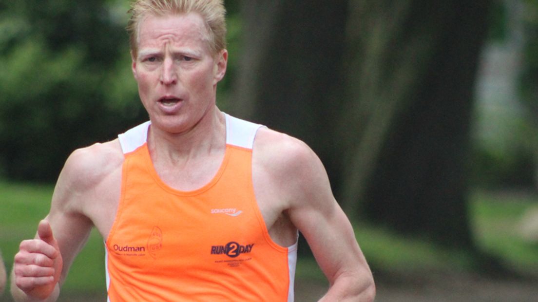 Martin Veenhuizen werd tweede in Rotterdam