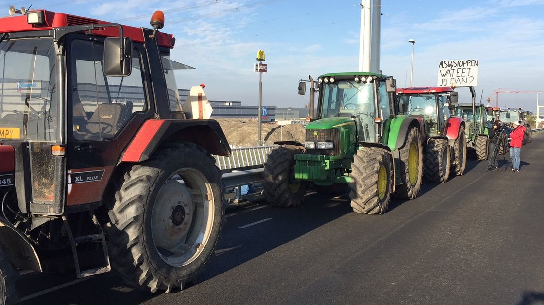 Boerenprotest bij Bleiswijk