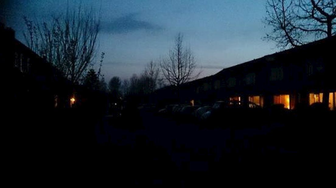 Straatverlichting blijft uit