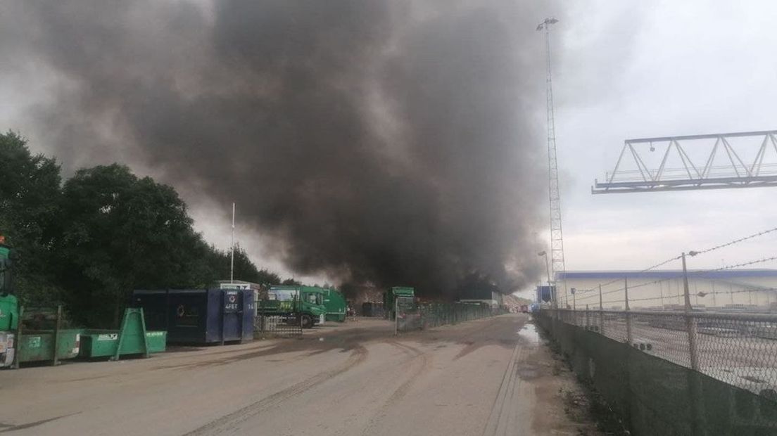 Een grote brand in Huissen.