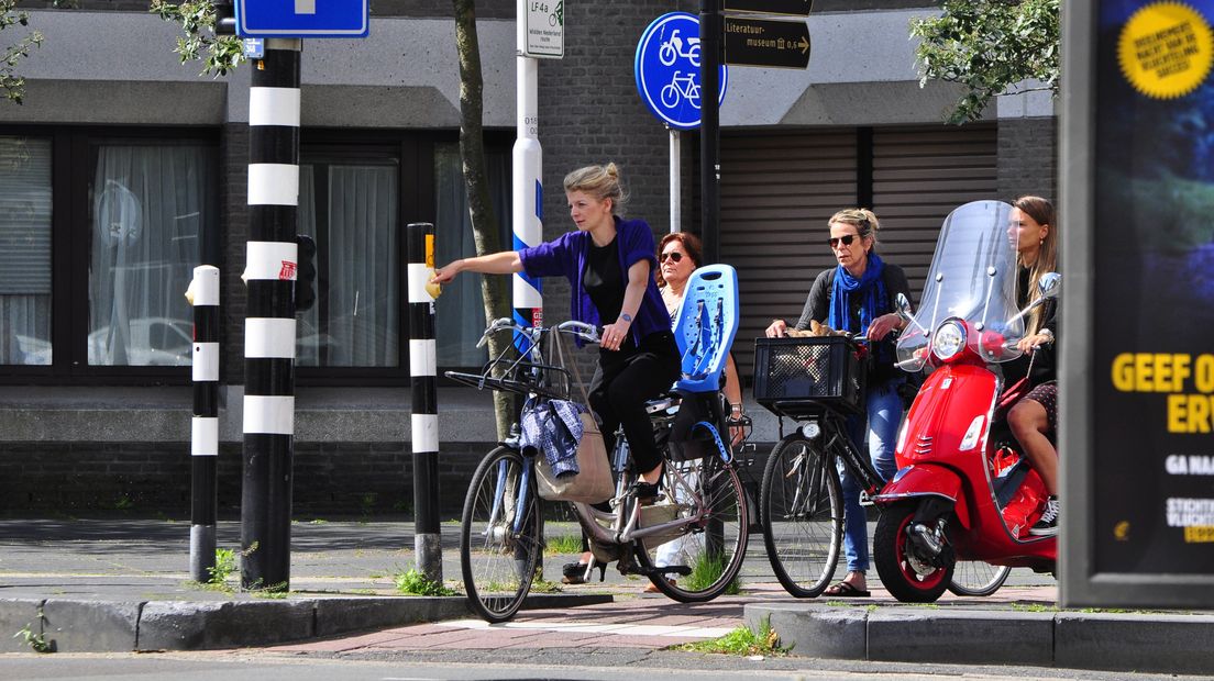 Het college wil de doorstroming voor fietsers verbeteren
