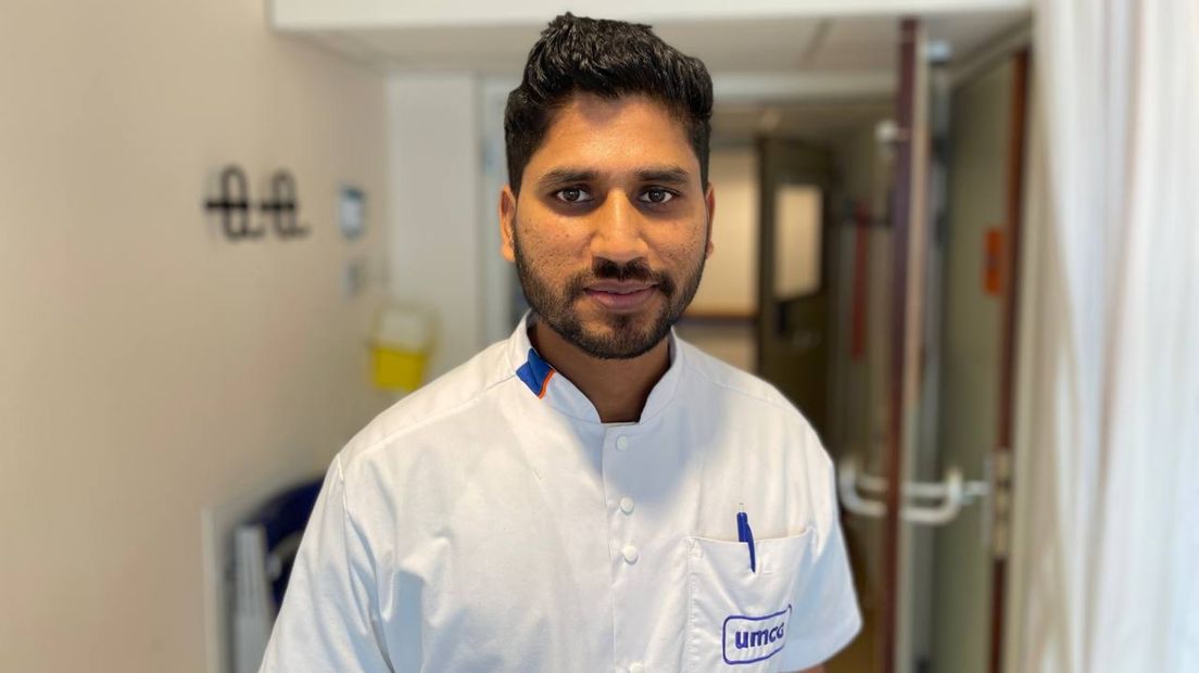 Aneeq Nazir, statushouder en assistent verpleegkundige UMCG