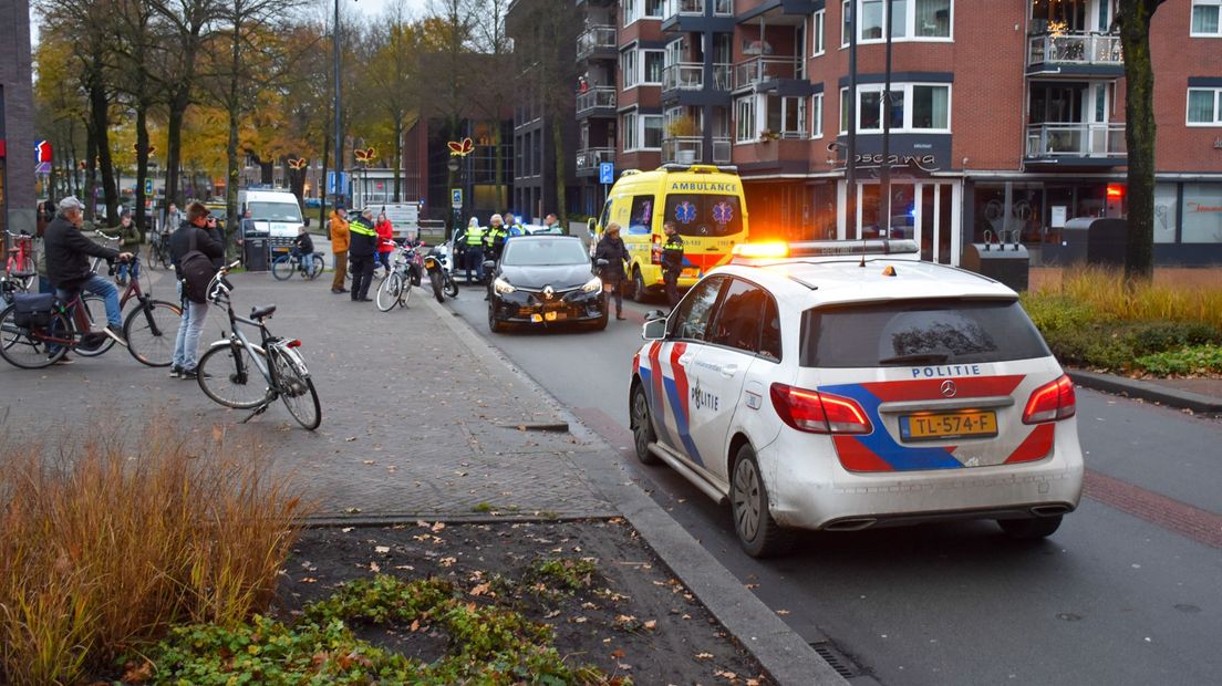 De politie en een ambulance kwamen ter plaatse