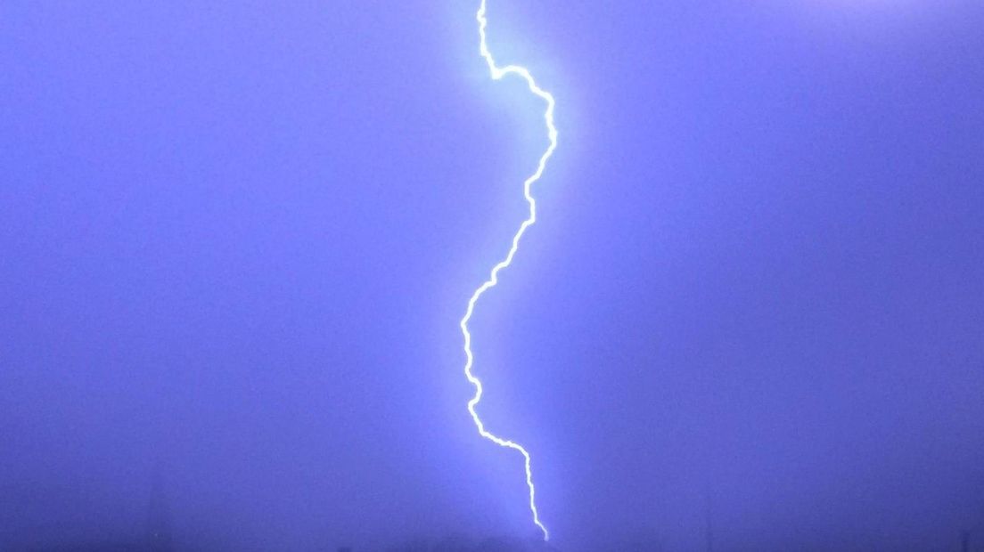 Mogelijk onweer in de provincie