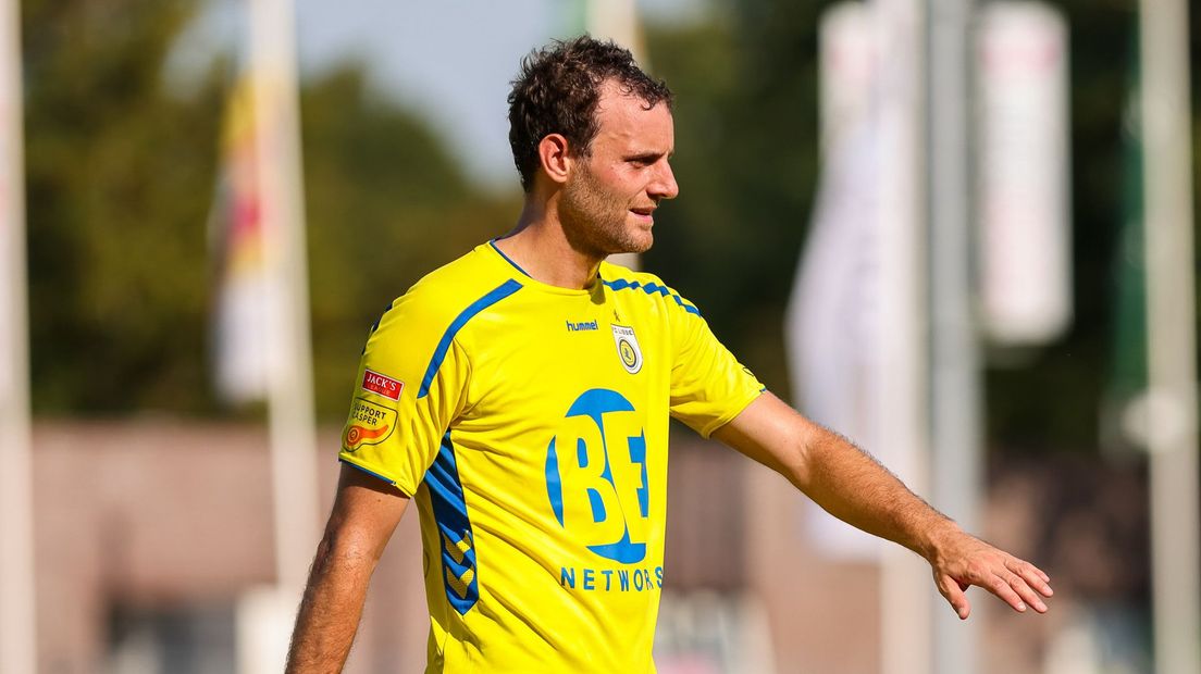 David Verweij in het shirt van FC Lisse