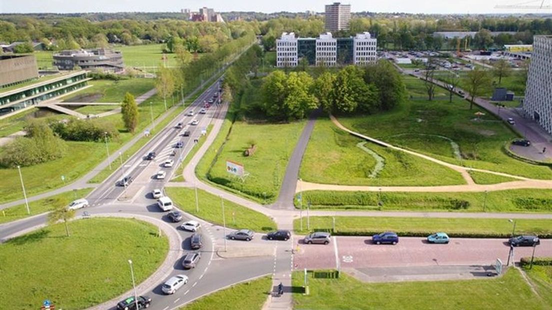 File bij de Wageningen University.