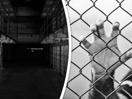 Twee gevangenen knopen lakens aan elkaar en proberen te ontsnappen uit Rotterdamse cel, maar ver komen ze niet