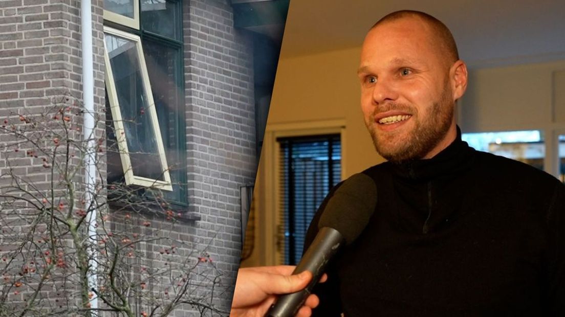 Marcel redt een vrouw, hond en cavia uit woningbrand.