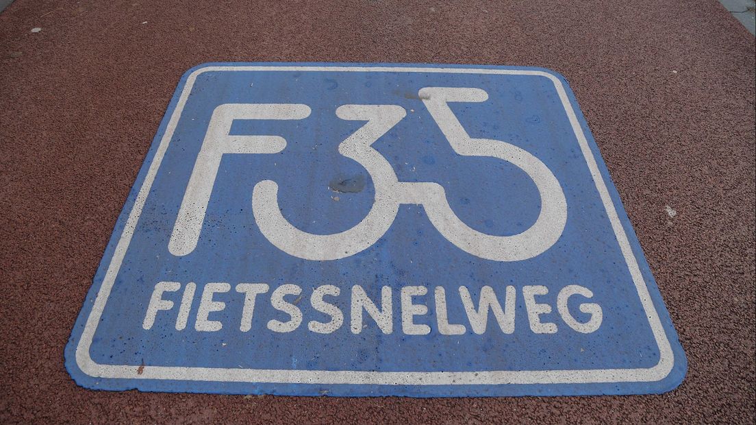 De fietssnelweg F35 bij Enschede