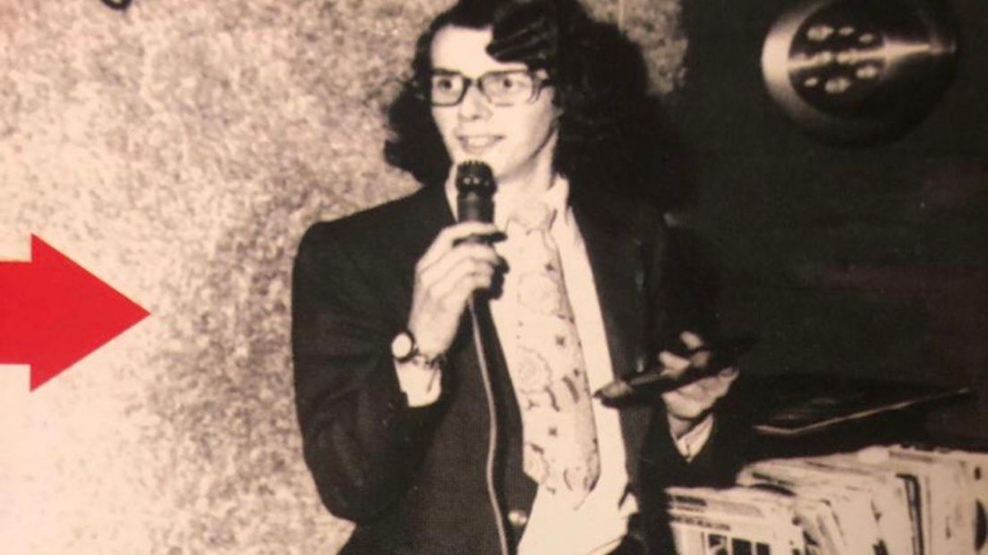 Piet als diskjockey in de jaren 70
