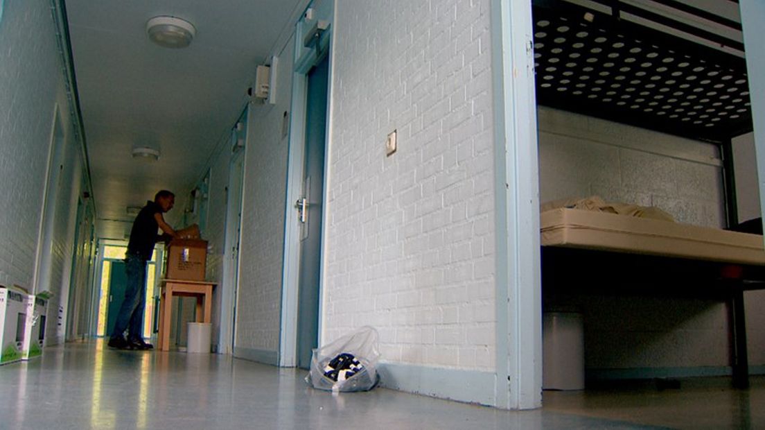 In de voormalige gevangenis in Veenhuizen worden asielzoekers opgevangen