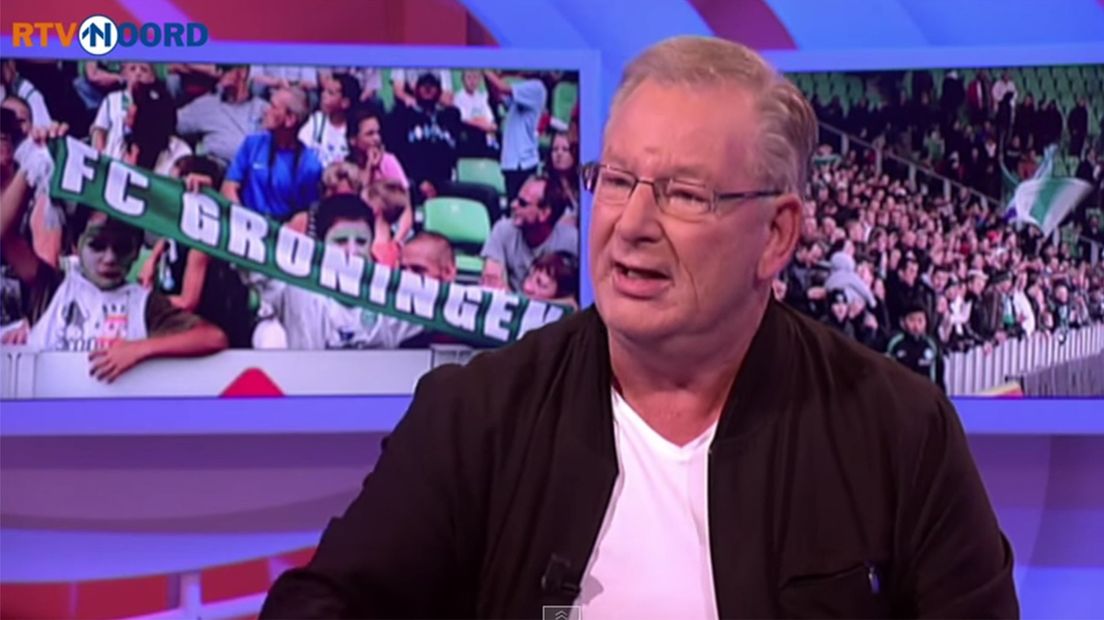 Voorzitter John Schurer van de Supportersvereniging.