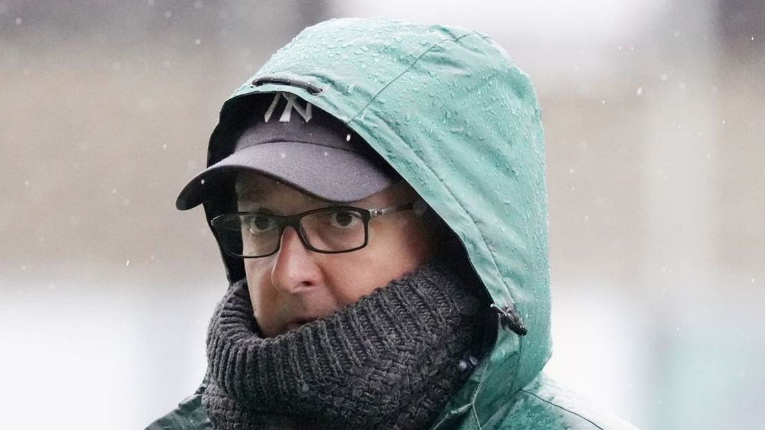 De sneeuw komt naar de Veluwe.