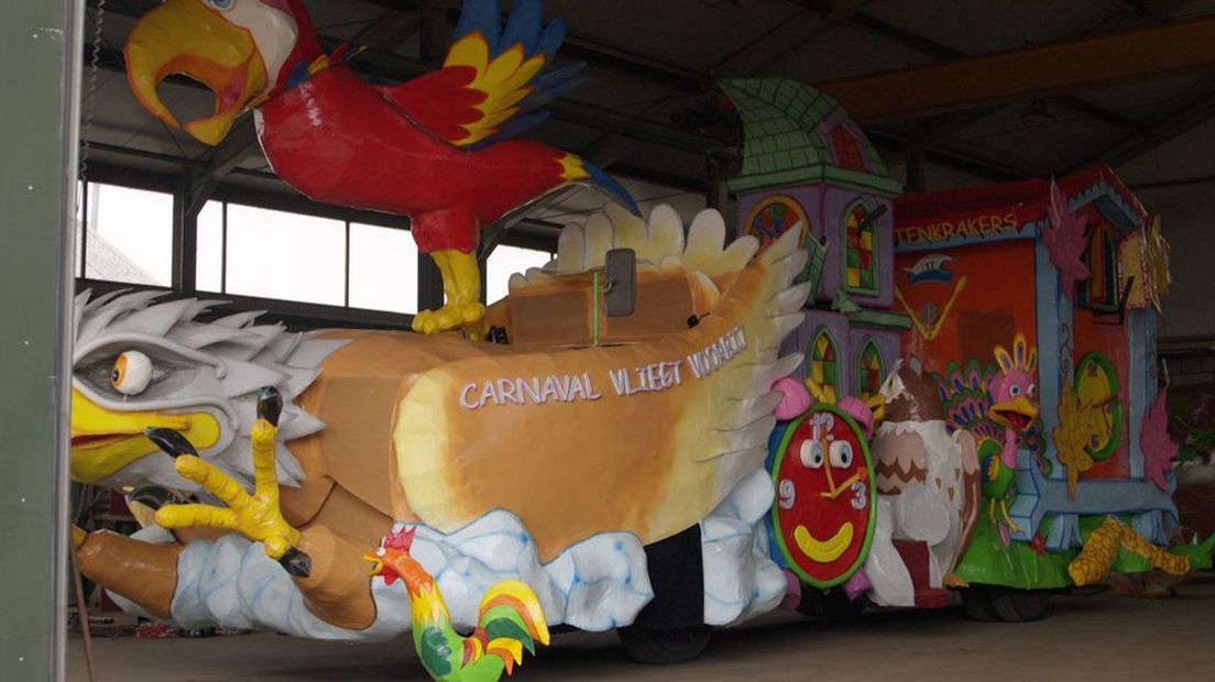 De 'oude' wagen van CV De Neutenkrakers