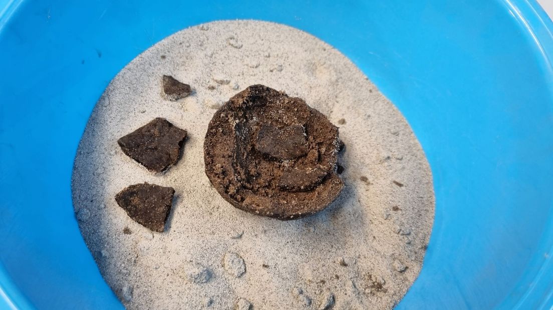 Een deel van een pot die typerend was voor de trechterbekercultuur