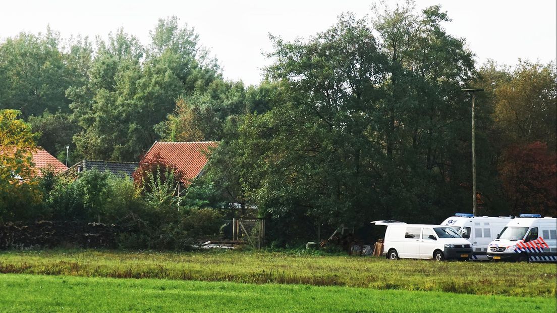De boerderij in het Drentse Ruinerwold, waar het gezin werd ontdekt