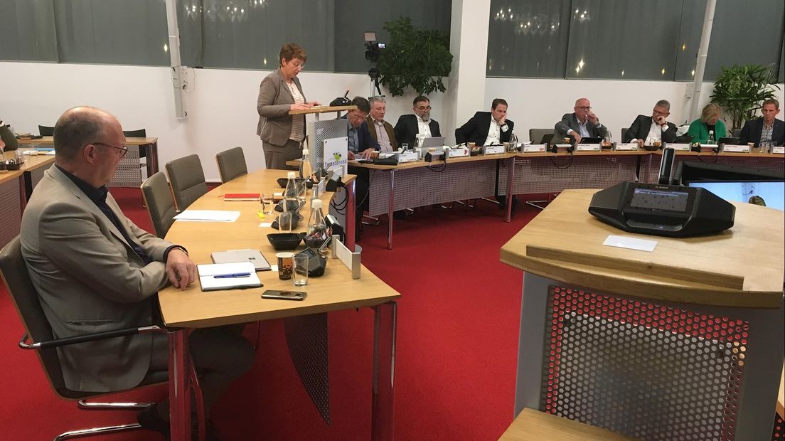 wethouder Van Abbema aan het woord
