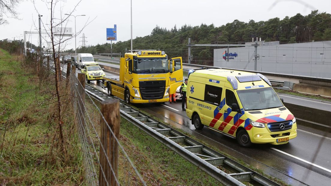 Route Haarle towards Nijverdal closed to traffic in combination tunnel N35