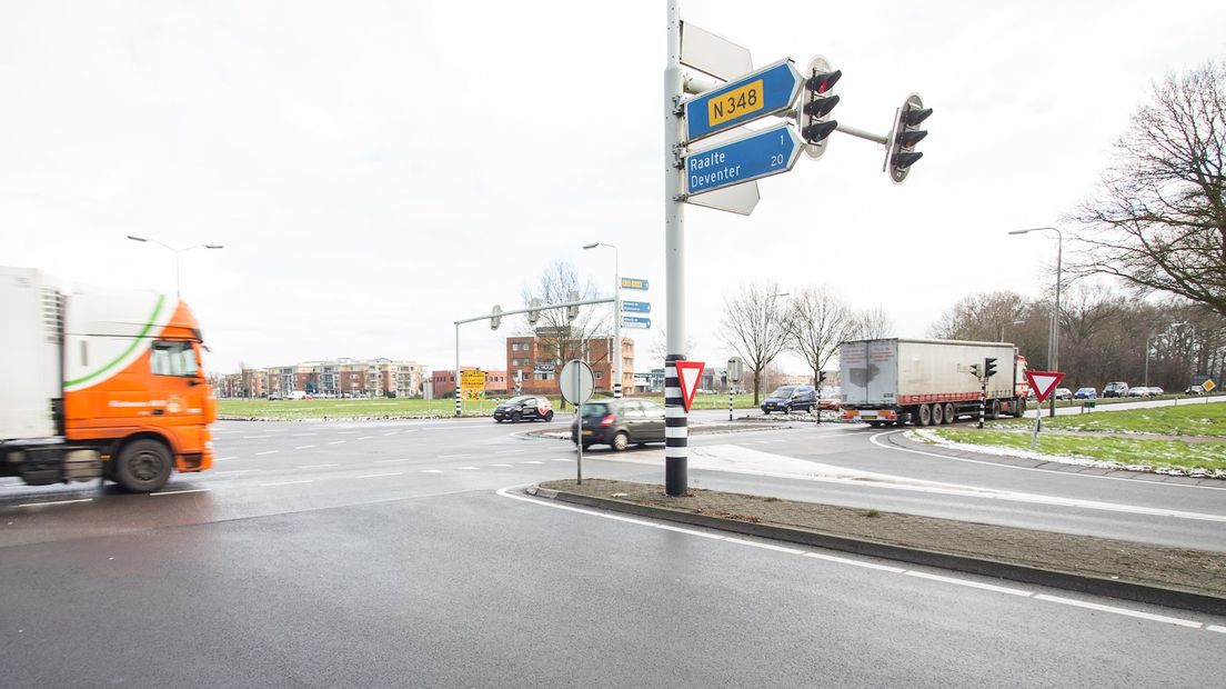 Kruispunt Bos (N348/N35) bij Raalte