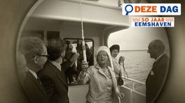 Deze dag: Koningin Juliana opent 'de gouden kust bij Uithuizermeeden'
