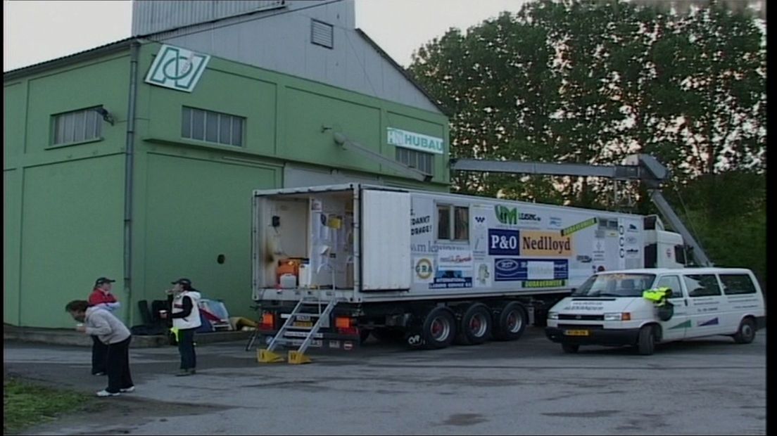 Reportage over team 'Amis de Nathalie' tijdens Roparun 2005