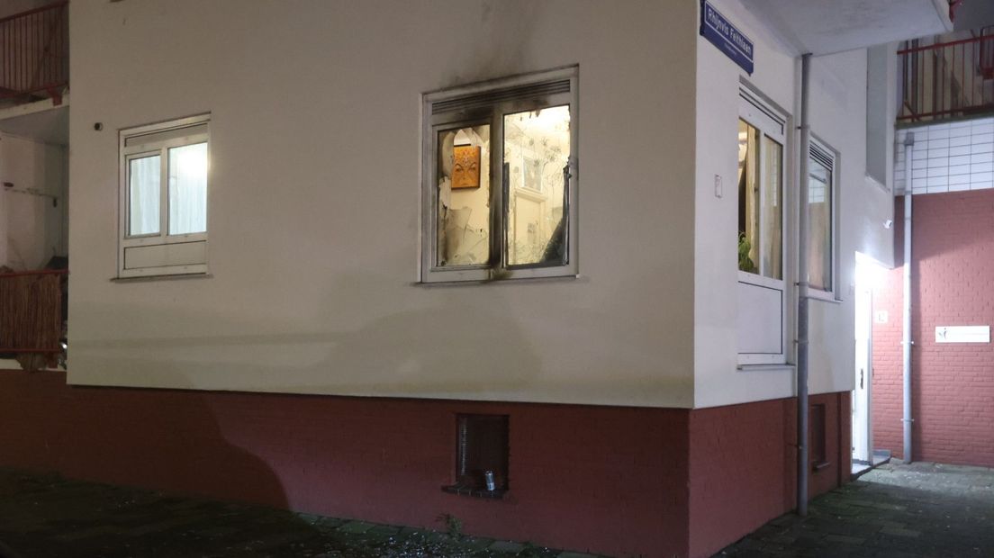 Schade aan huis door brandbaar projectiel