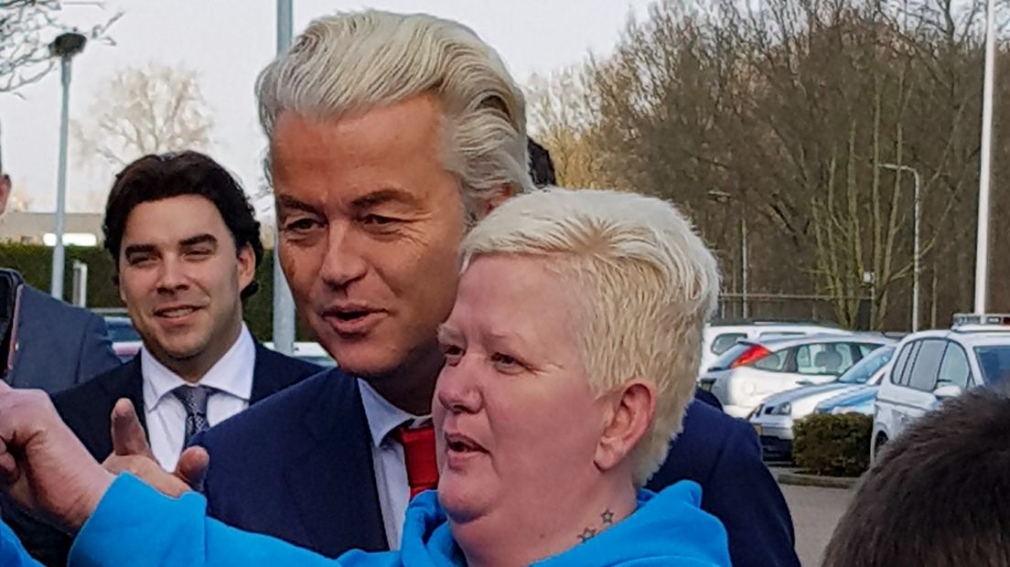 Geert Wilders op werkbezoek bij Dethon in Terneuzen