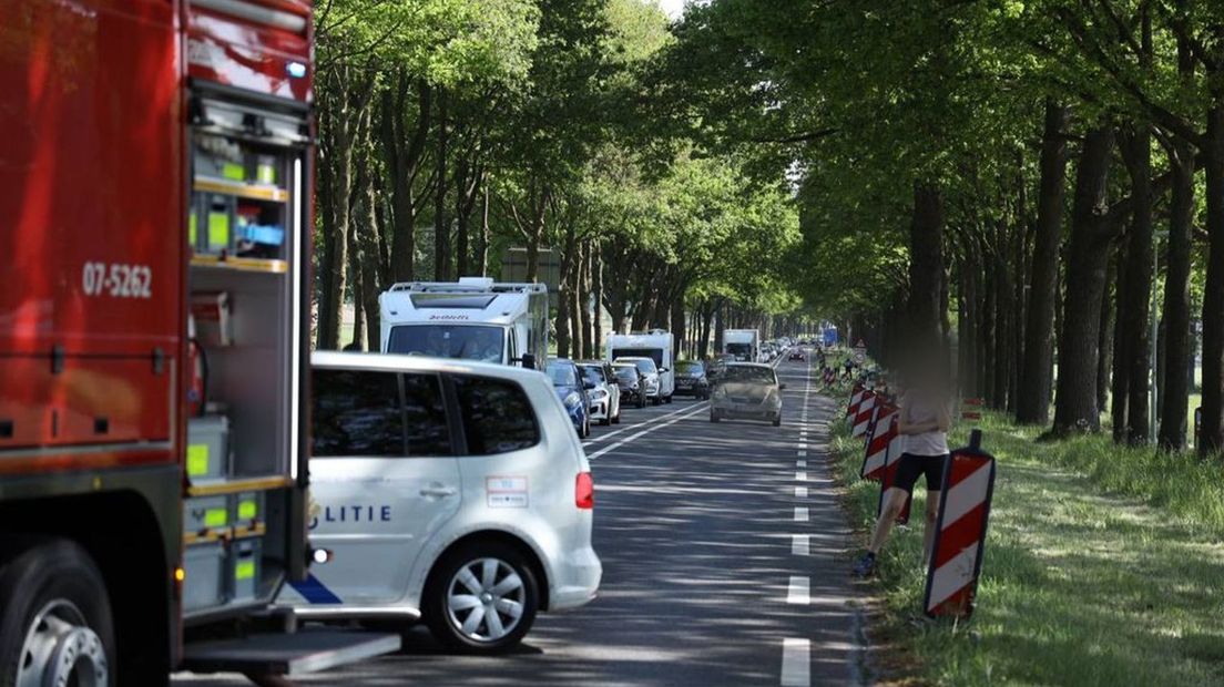 Het is chaos op de wegen rondom Velp.