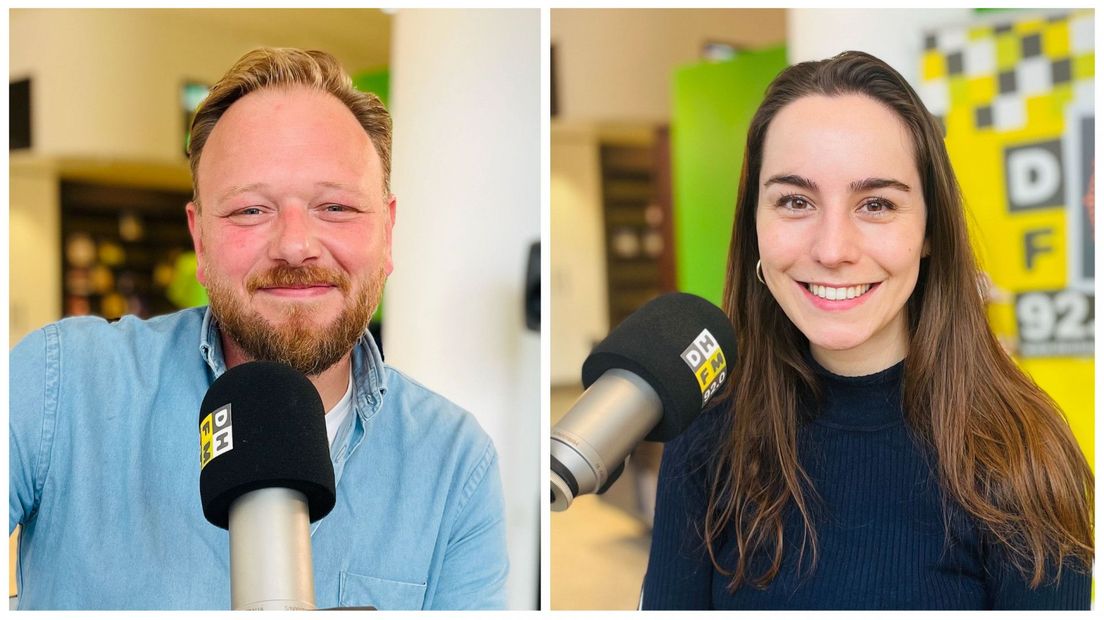 Alexander Roep (VVD) en Caroline Verduin (D66)