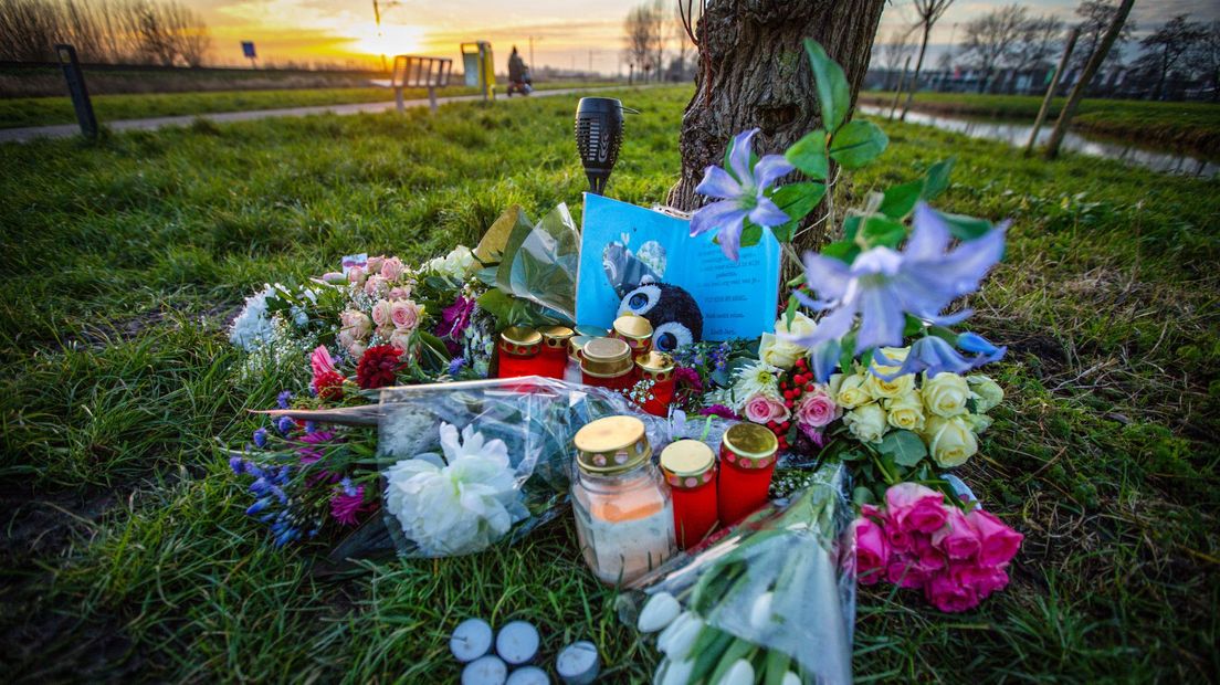 Bloemen, kaarsjes en een knuffel voor Esmee in Hazerswoude-Rijndijk