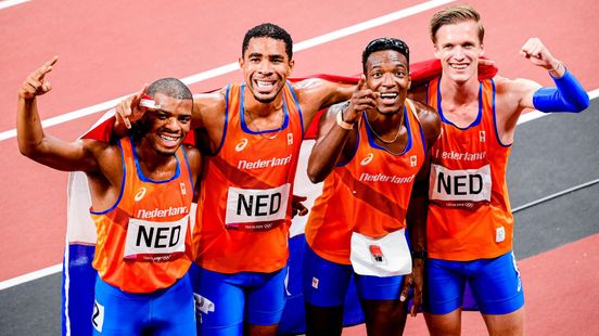 Haagse atleten stunten met zilveren plak op 4x400 meter - Omroep West