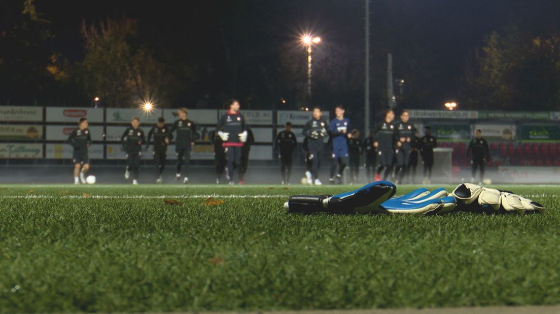 De laatste training van Sportlust'46 voor het bekertreffen met FC Utrecht