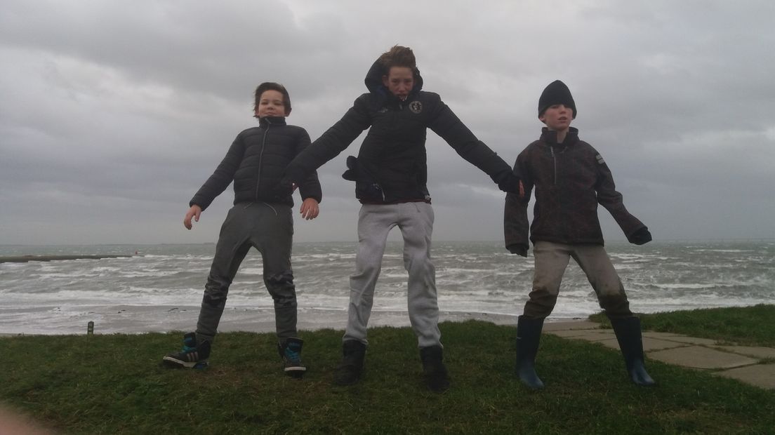 Bij Ouwerkerk hangen ze in de wind