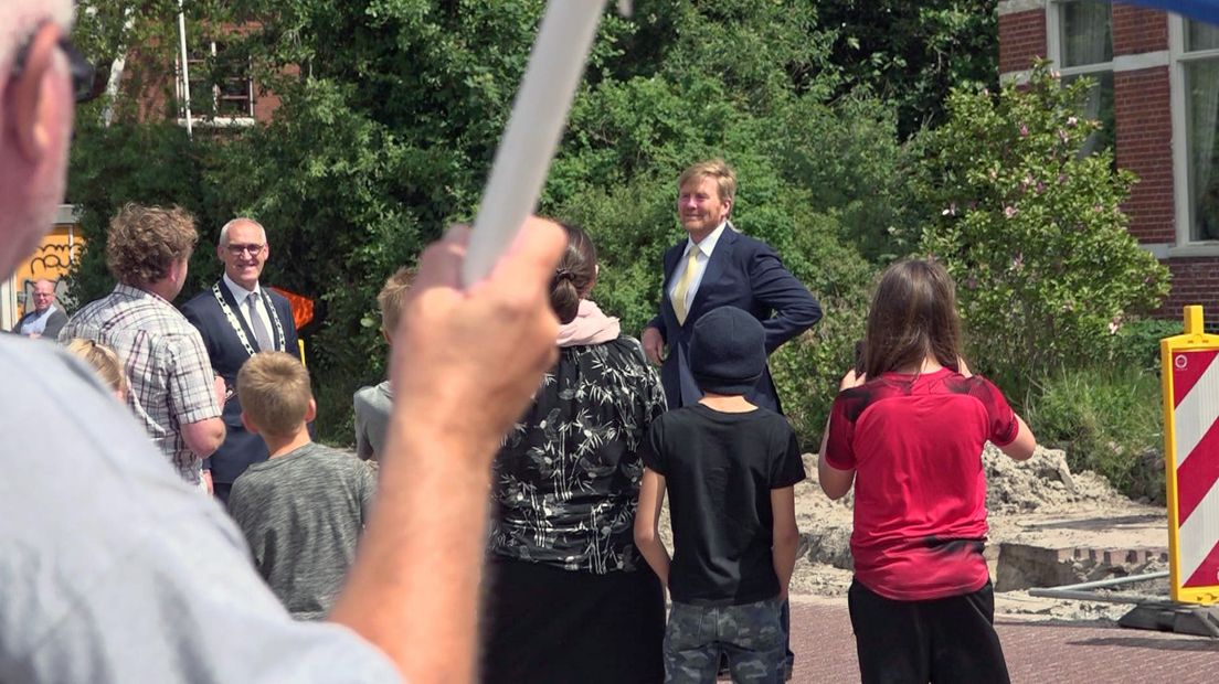 Koning Willem-Alexander in Overschild