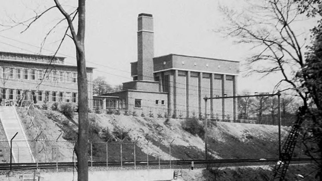 Het reactorgebouw op het voormalige KEMA-terrein.