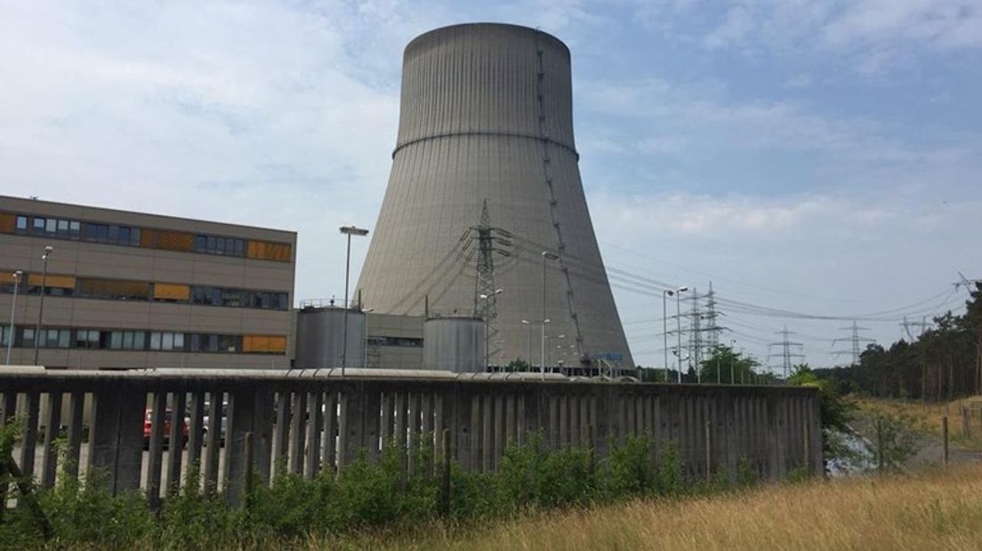 Afgelopen donderdag woedde brand bij de kerncentrale in Lingen (Rechten: RTV Oost)