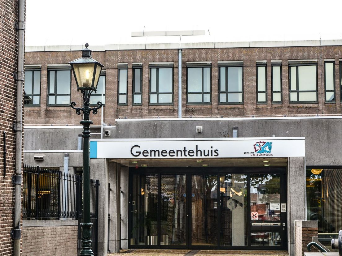 Het gemeentehuis in Hellevoetsluis