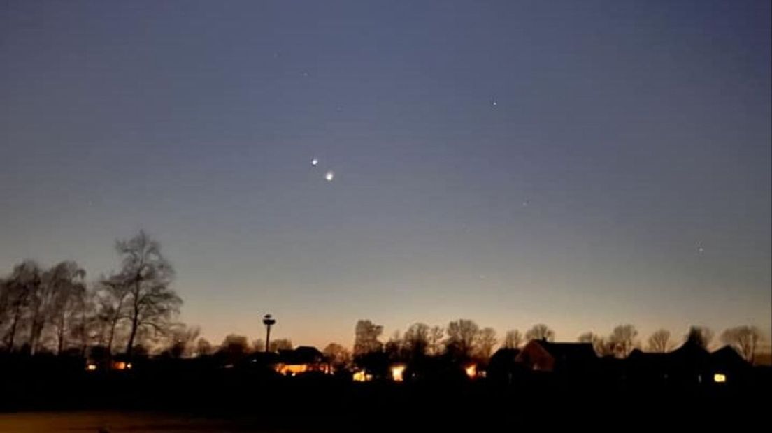 Venus en Jupiter in Lienden