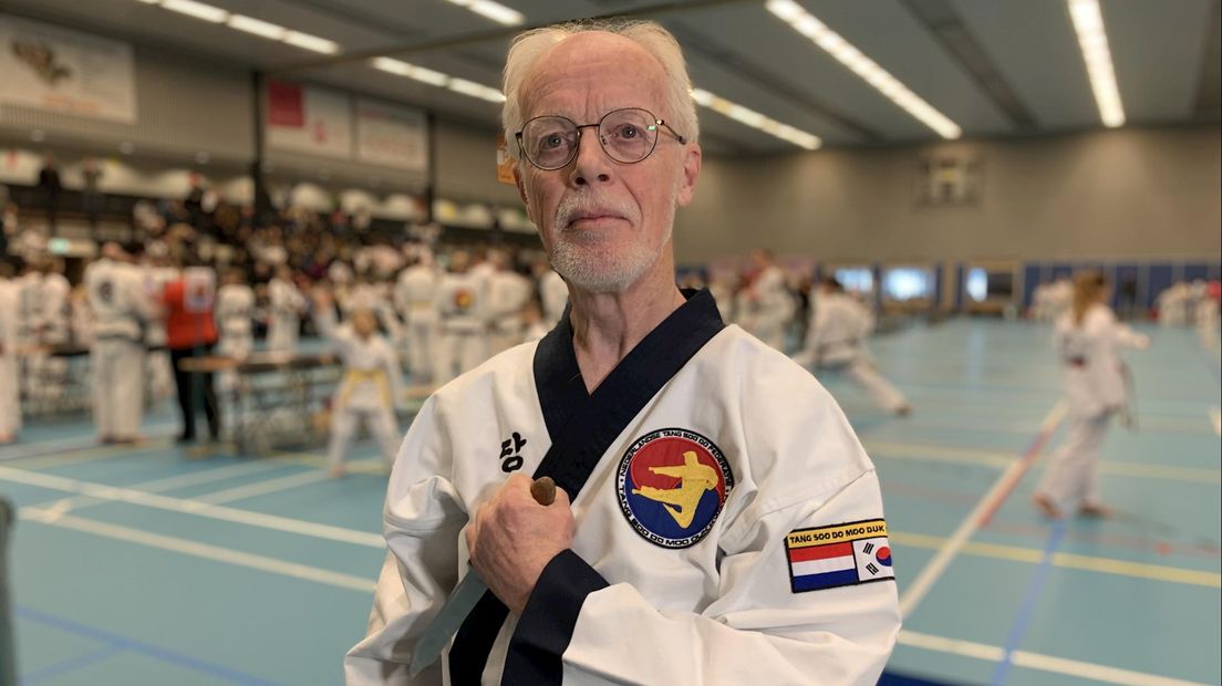 Willem Huiting is de oudste deelnemer in Enschede.