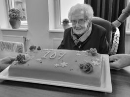 Oudste inwoner van Overijssel (107) overleden: "Het kaarsje was uit"