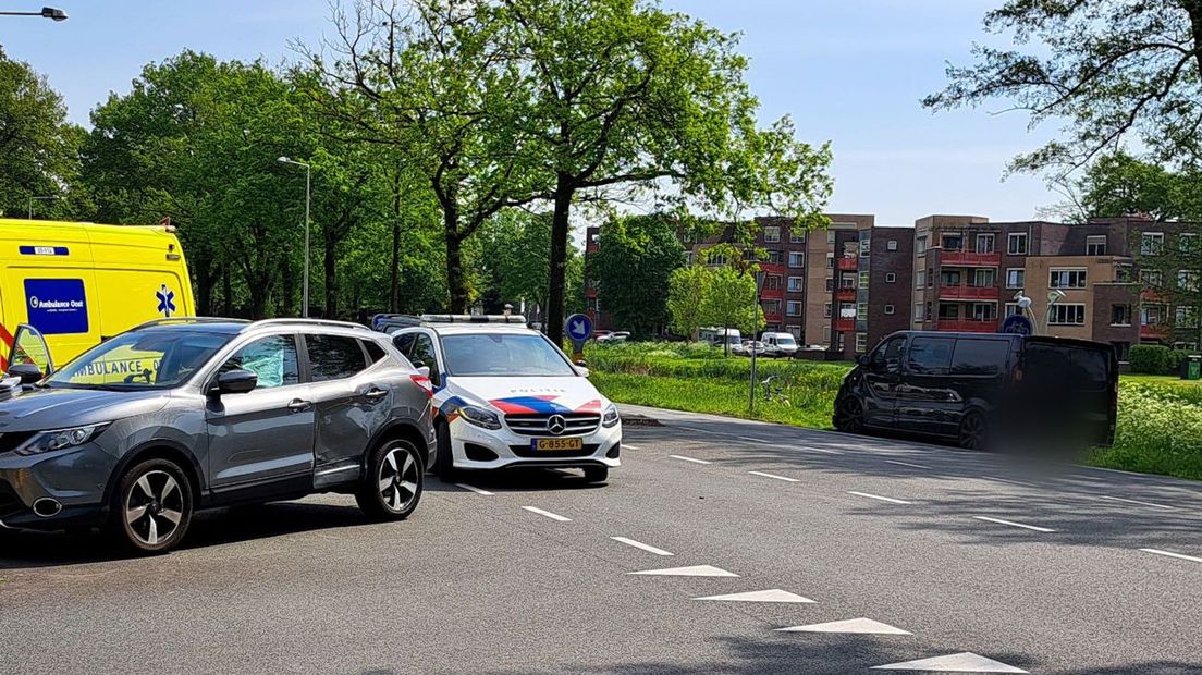 Beide wagens raakten beschadigd