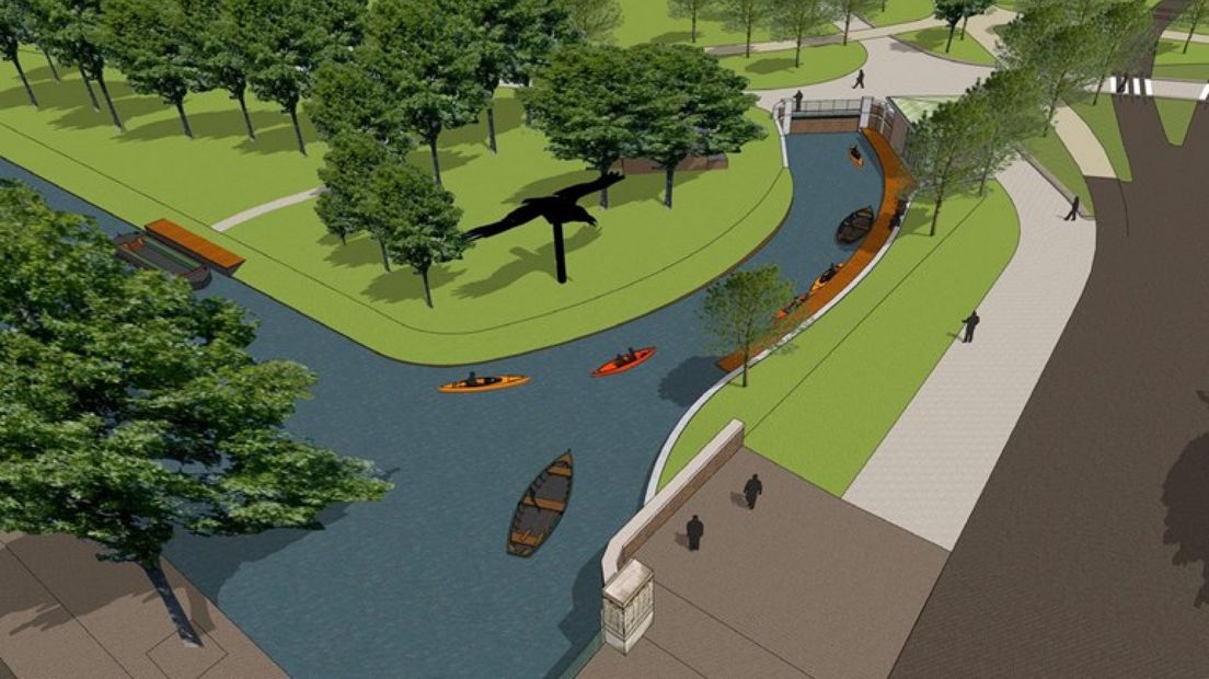 Bij-de-hoek-van-de-Prinssesegracht-en-de-Bezuidenhoutseweg-in-Den-Haag-komt-een-nieuwe-haven-Afbeelding-gemeente-Den-Haag