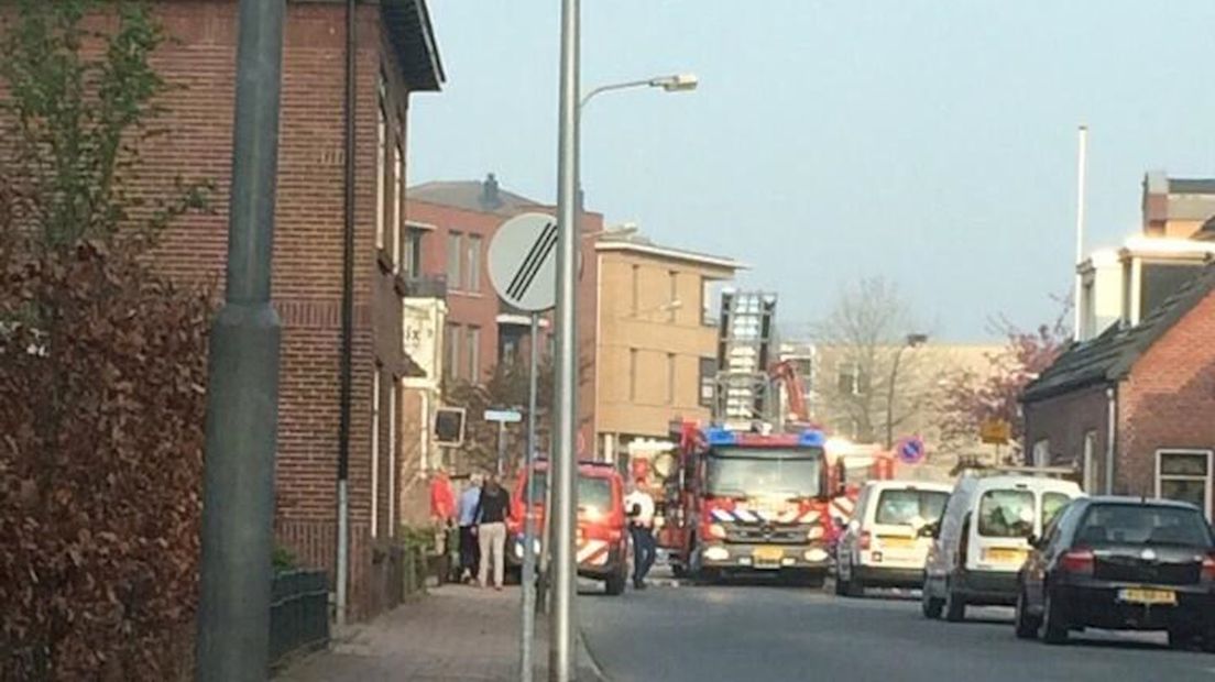 Brand bij huis aan Dunantstraat in Borne