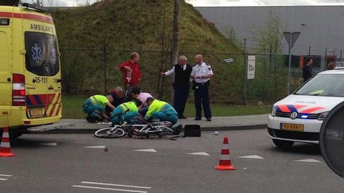 Fietser gewond bij botsing in Rijssen