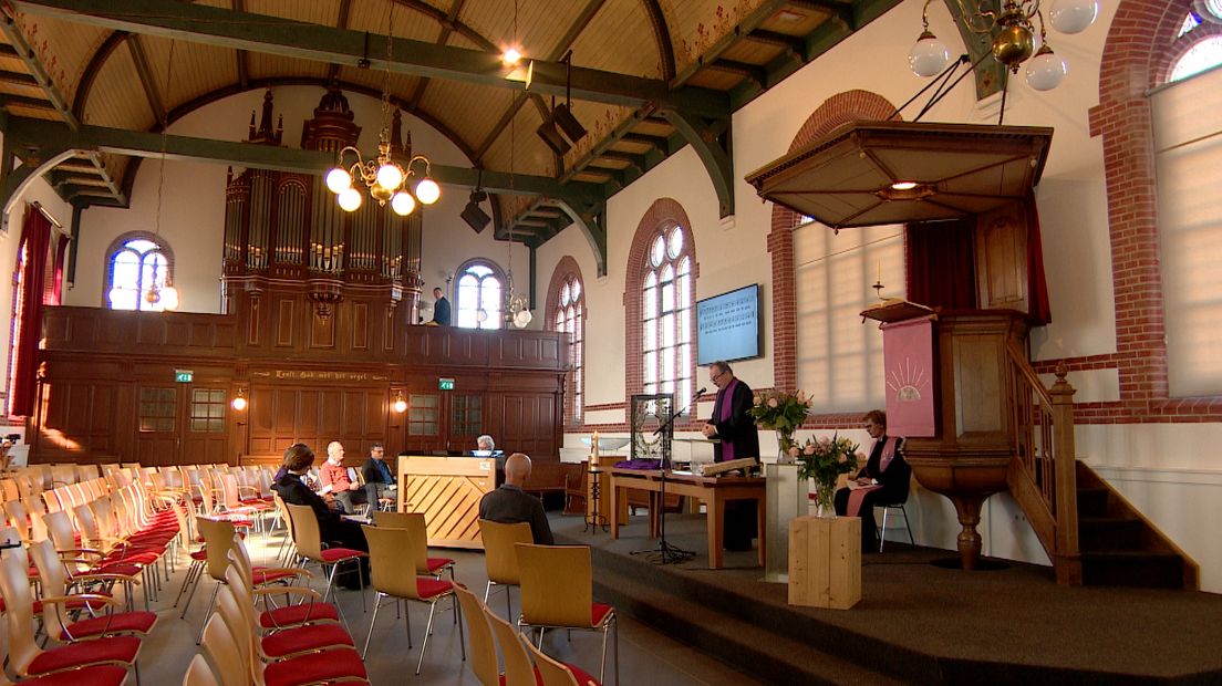 Corona of niet. De kerkdienst gaat door
