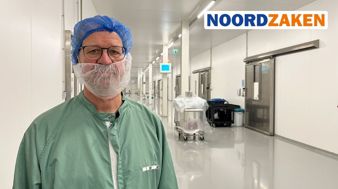 Oprichter Tjalling Erkelens op zijn productielocatie in Emmeloord