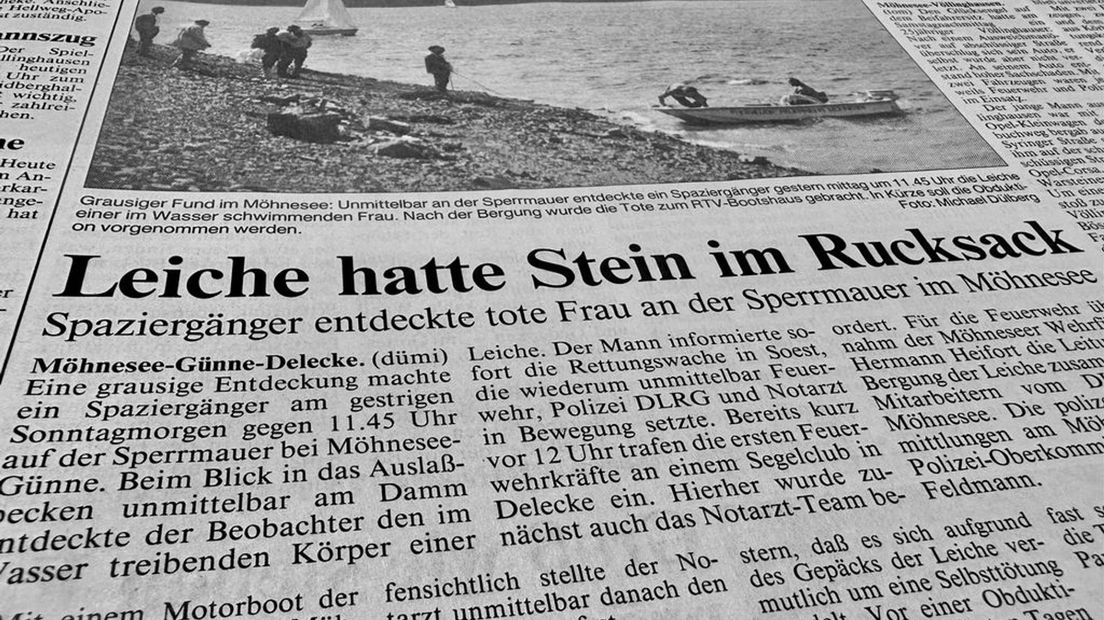 Het krantenbericht uit de Soester Anzeiger van maandag 29 augustus 1994.