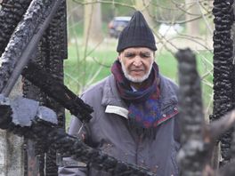 Familie van hobbytuinier Driss (82) blij met hulp na brand: 'Hij wordt steeds vrolijker'