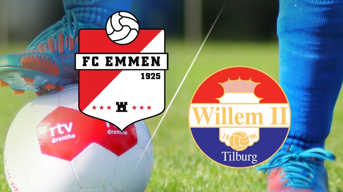 Volg hier FC Emmen - Willem II van minuut tot minuut